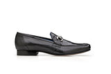 Belvedere Udine Black Genuine Alligator Oxford