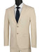 Ultra Slim Fit Stretch 2 Piece Suit Color Beige