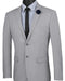 Ultra Slim Fit Stretch 2 Piece Suit Color Gray