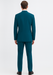 Umberto Bonelli Men's Two Buttons Dark Teal 2-piece suits Flat Front Pants