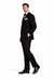 Black Double Breasted Suits Tuxedo Jacket + Pants