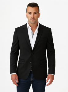 Velvet Blazer - Mens Velvet Jacket Sport Coat Jacket Men'S Black Shawl Collar