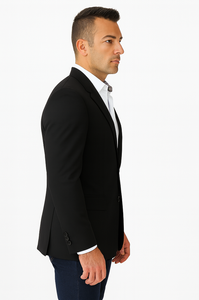 Velvet Blazer - Mens Velvet Jacket Sport Coat Jacket Men'S Black Shawl Collar