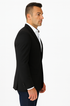 Velvet Blazer - Mens Velvet Jacket Sport Coat Jacket Men'S Black Shawl Collar