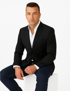 Velvet Blazer - Mens Velvet Jacket Sport Coat Jacket Men'S Black Shawl Collar