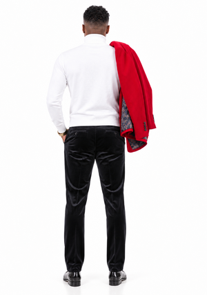 Velvet Pants Black