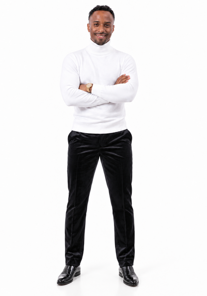 Velvet Pants Black