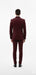 Velvet Suit - Double Breasted Suit - Burgundy Suit - Velvet Fabric Pants Slim Suit Style# DB22