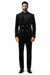 Velvet Suits - Double Breasted Suits - Slim Fit Suit - Black