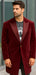 Velvet Tuxedo - Three Quarter - CarCoat Burgundy