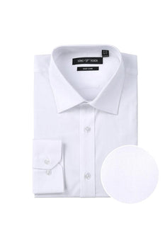 100 percent cotton dress shirts Tailored Fit Blue Twill Stripe Non Iron Men's Shirt 100% Cotton Spread collar Slim fit for a modern look Barrel cuff Machine wash Men's Cotton Button Down &