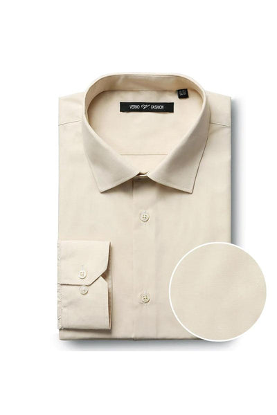 Mens Classic Spread Collar Dress Shirt