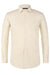 Mens Classic Spread Collar Dress Shirt - Taupe
