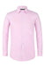 Mens Pink Classic Fit Spread Collar Dress Shirt