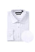Men's White Slim Fit Dress Shirt, Spread Collar