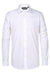 Men's White Slim Fit Dress Shirt, Spread Collar