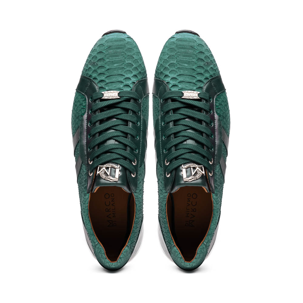 Marco Di Milano Verona Green Leather Oxford Shoe