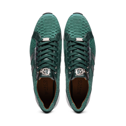 Marco Di Milano Verona Green Leather Oxford Shoe