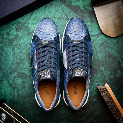 Marco Di Milano Verona Navy Leather Loafers