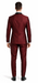 Versailles 1-Button Burgundy Tuxedo Set – Men’s Shawl Lapel Formalwear