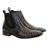 Vestigium Caiman Belly Chelsea Boots Black Cherry - Black Cherry