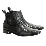Vestigium Caiman Belly Chelsea Boots Black
