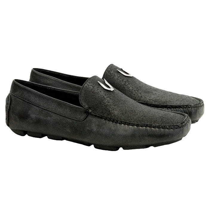 Vestigium Cat Shark Driving Loafers Black - Black Cat Shark men's driving loafer