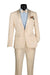 Spectrum Champagne Shawl Lapel Tuxedo – 3-Piece One Button Elegant Formal Suit