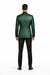 "Posh Paisley Velvet" Emerald Tuxedo Jacket (Separates)