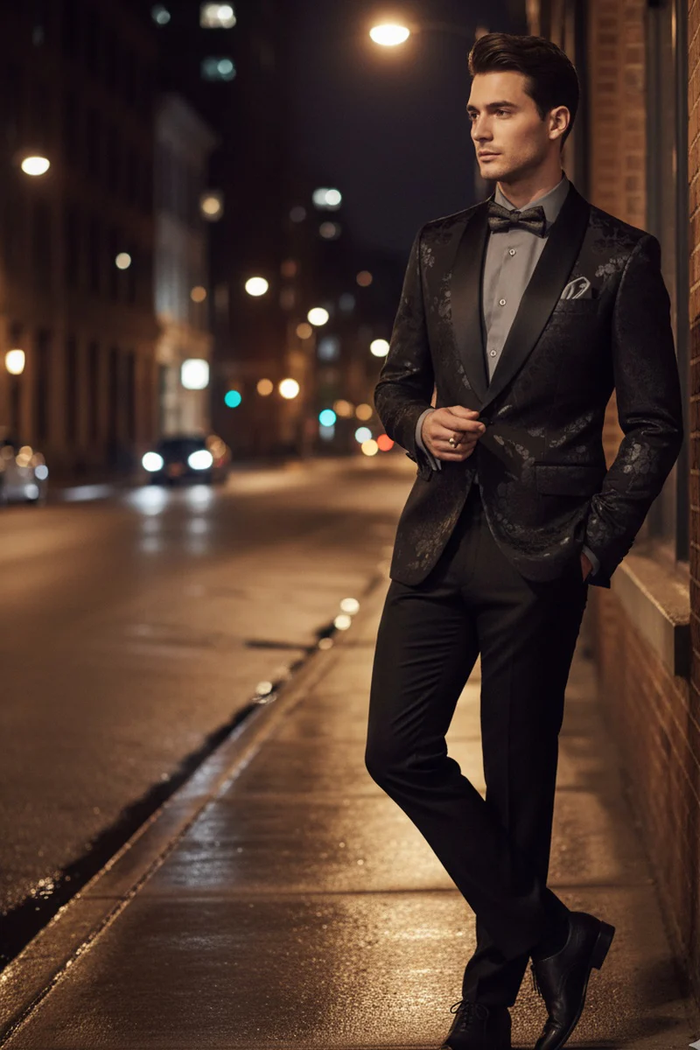 Fusion Black Tuxedo Jacket