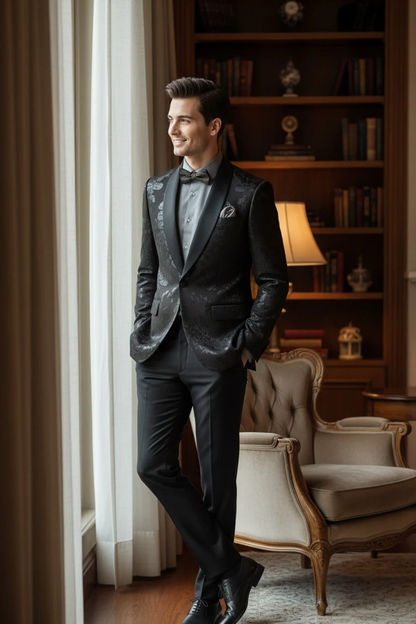 Fusion Black Tuxedo Jacket