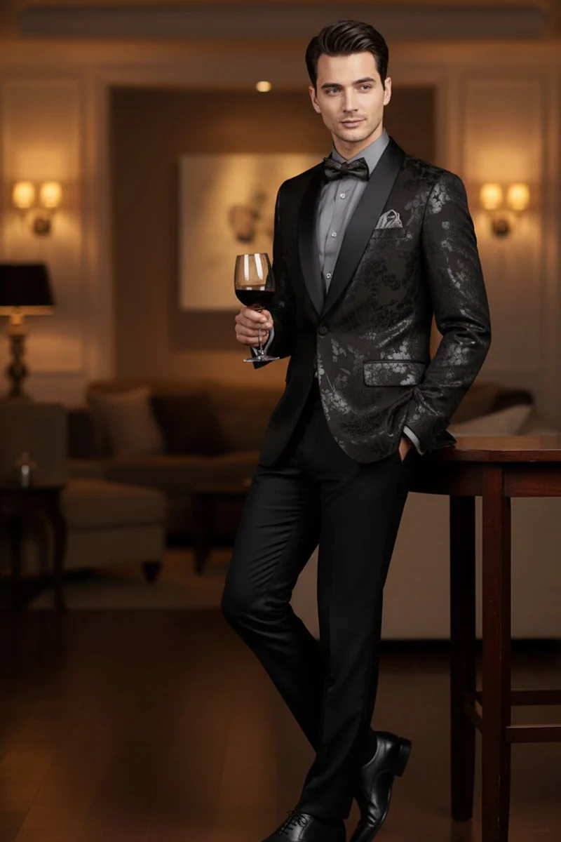 Fusion Black Tuxedo Jacket