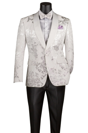 Fusion White Tuxedo Jacket