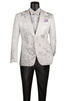 Fusion White Tuxedo Jacket