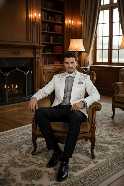 Fusion White Tuxedo Jacket