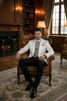 Fusion White Tuxedo Jacket