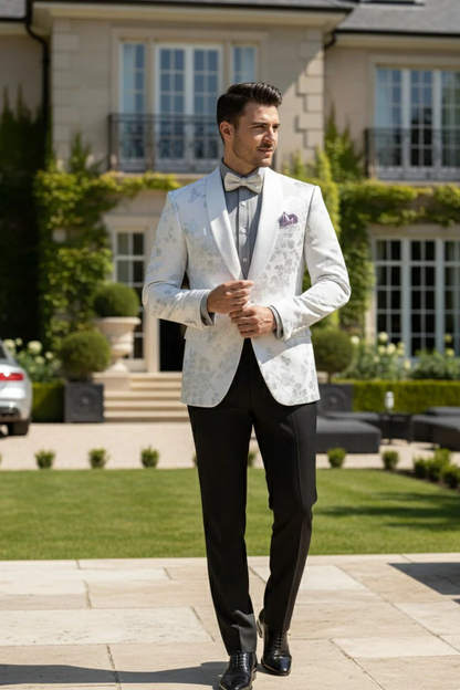 Fusion White Tuxedo Jacket