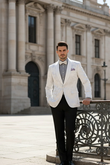 Fusion White Tuxedo Jacket
