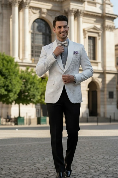Fusion White Tuxedo Jacket