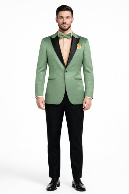 Premium Basil Green Church Suit for Men – Sharp Formal Ensemble Modern Fit