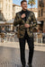 Posh Paisley Velvet Black and Gold Tuxedo Jacket