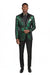 Posh Paisley Velvet Emerald Tuxedo Jacket