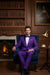 Premium Royal Purple Shawl Lapel Tuxedo – Spectrum 1 Button Formal Set