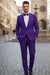 Premium Royal Purple Shawl Lapel Tuxedo – Spectrum 1 Button Formal Set