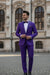 Premium Royal Purple Shawl Lapel Tuxedo – Spectrum 1 Button Formal Set