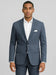 Mens Heritage Blue Herringbone Jacket – Timeless Tweed Sport Coat
