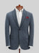 Mens Heritage Blue Herringbone Jacket – Timeless Tweed Sport Coat