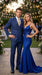 Vitali Mens Blue Tone on Tone Shadow Pinstripe Suit Set – Double Breasted Business Modern Fit Side Vented