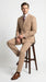 Vitali Tan Double Breasted Suit – Men’s 2 Piece Formal Suit for Wedding, Business and Special Events khaki beige color