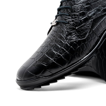 Marco_Di_Milano Vulcan Black Leather Shoe